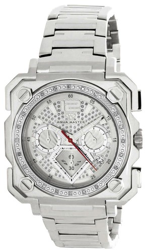 Aqua master mens silver dial - silver,