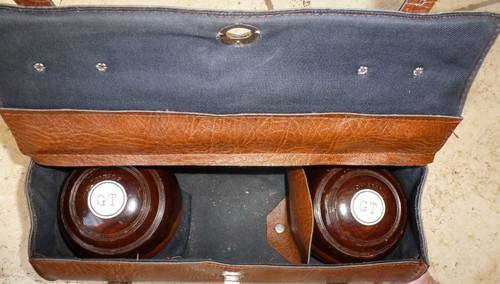 Vintage wooden lawn - lawn, bowls