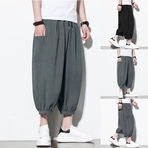 Men loose fit capri - loose,