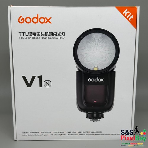 Godox v1n ttl - li-ion, round