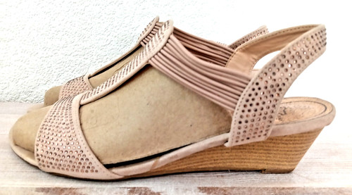 Pavers nude with diamante - with,