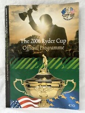 The Ryder Cup Official Golf Programme at The K Club Ireland 2006 - autographed