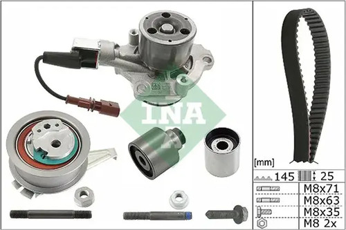 Timing belt kit water pump - +,