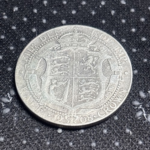 1908 half crown sterling - 1908,