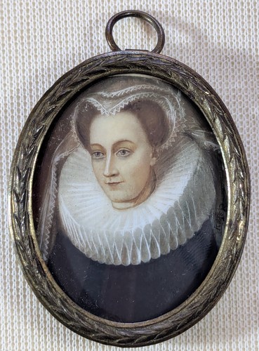 Miniature portrait marie - of,