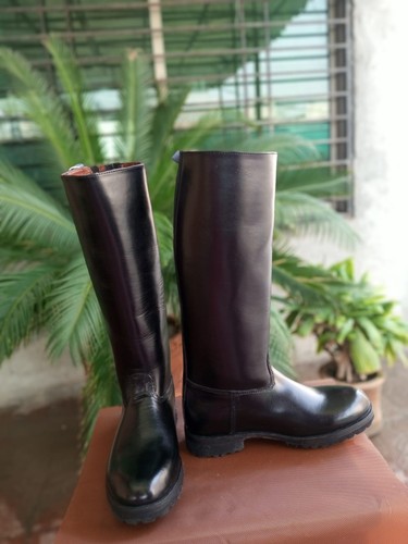 Tall leather riding - leather,