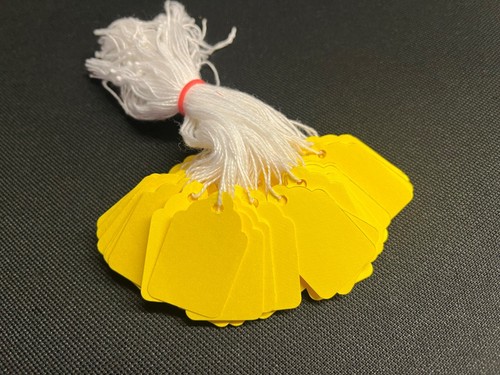 Yellow strung tickets 37 - tickets, x