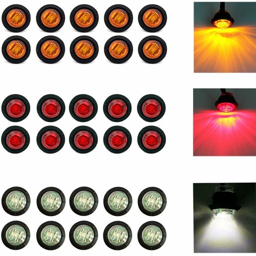 12v mini round led side - 12v, marker