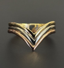 9ct 375 Three Colour Half