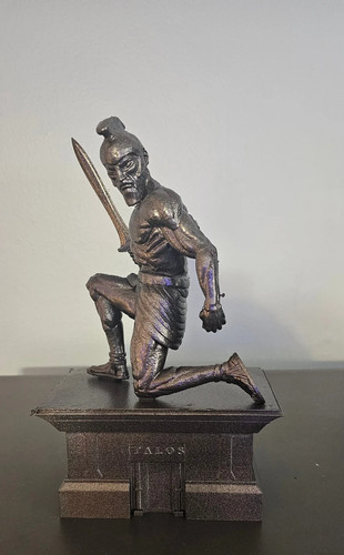 Greek warrior statue - greek,