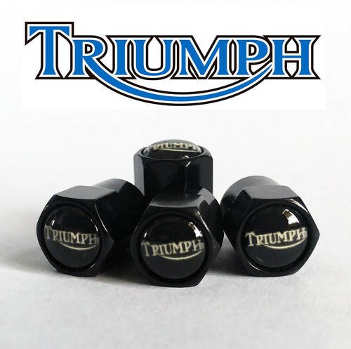 Black triumph wheel valve dust - black,