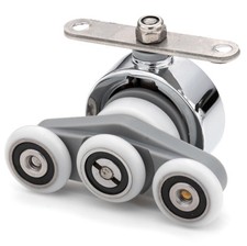 1 x Daryl Shower Door Roller/ Runners/ 18mm wheels diameter Triple wheels KH9
