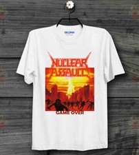 NUCLEAR ASSAULT GAME OVER ANTHRAX S.O.D. Vintage Cool Unisex T Shirt B562