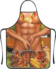 Funny Apron for Men, Sexy Funny Novelty Kitchen Apron Muscle Apron Kitchen