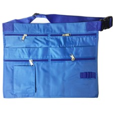 Waterproof 7 Pocket Blue Market Trader Money Belt Apron Pouch Adjustable Strap