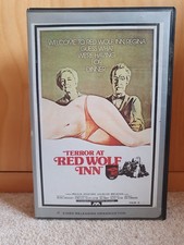 Terror At Red Wolf Inn Vhs Pre Cert Big Box RARE