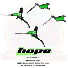 Hope Tech 4 E4 Enduro AM MTB Brakes Limited Edition Factory Racing Green - New