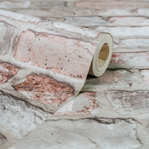 Grey pastel brick - 3d,