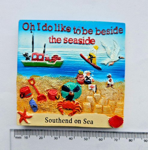 Southend sea fridge - sea, uk