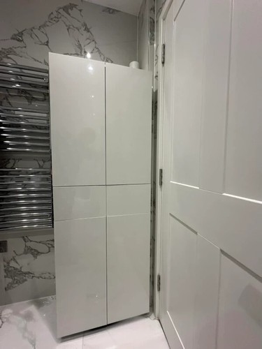 Tall storage cupboard high - storage,