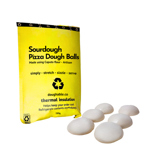Sourdough pizza dough - dough, balls