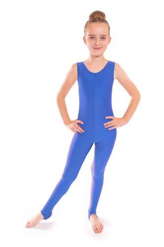 Royal blue lycra plain - royal, front