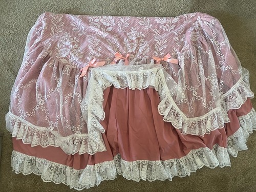Vintage style pink white - vintage,
