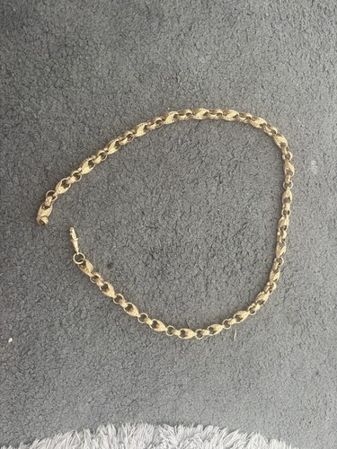 9ct gold belcher tulip - gold,