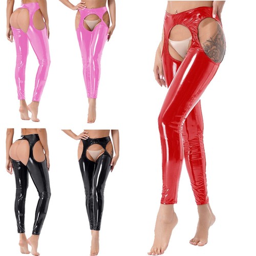 Ladies womens wet look - uk,