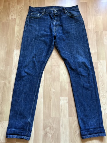 Albam cotton denim slim - denim, leg
