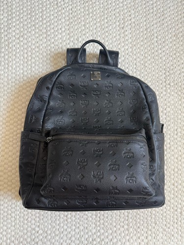 Genuine mcm black leather - mcm,