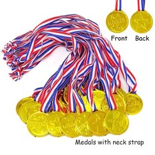 50Pcs Plastic Gold Winner