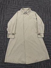 Burberry London Trench Coat Nova Check Vintage Single Breast Burberrys 23” Pit M