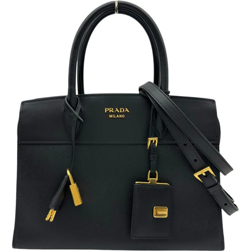 Prada esplar black saffiano - esplar,