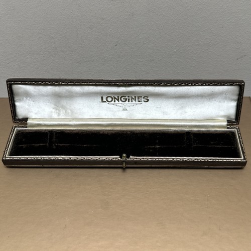 Vintage longines tooled brown - vintage,