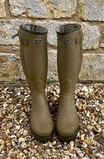Le Chameau Chasseur Jersey Lined Wellington Boots EU 40