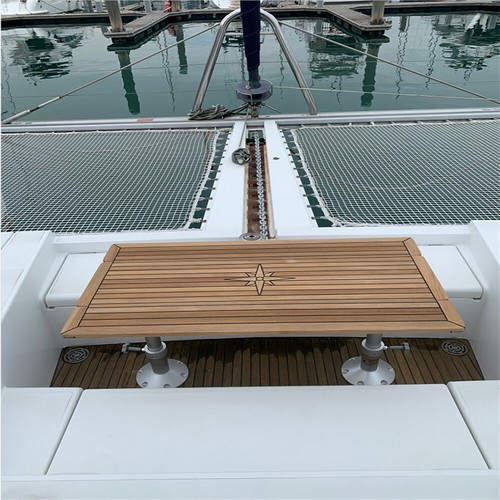 Boat rectangular folding teak - boat,