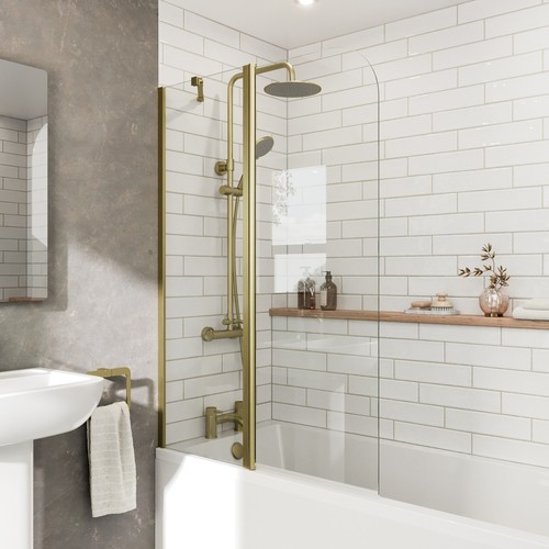 Curved folding bath - folding, shower