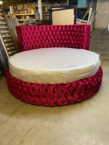 Round bed curved - round,