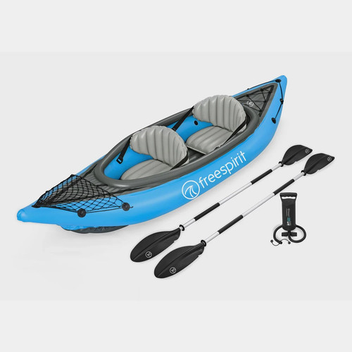 Inflatable kayak person - kayak,