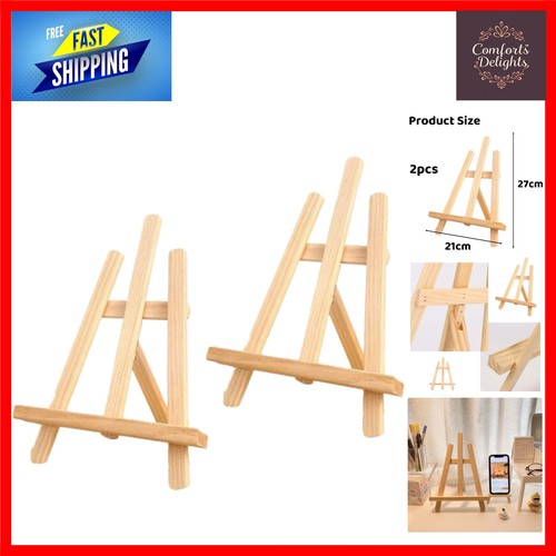 2pcs small wooden triangle - wooden,