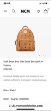 100% Genuine MCM Backpack Bag