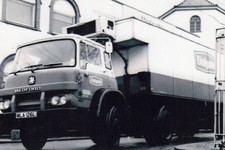 B/W PHOTO: UNIGATE DAIRIES BEDFORD KM ARTIC FRIDGE TRAILER - MLA 126L