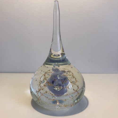 Studio glass unsigned - unsigned, tear