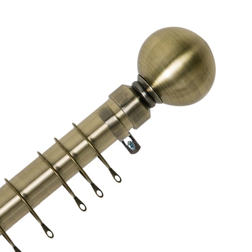 Metal curtain poles pole track - metal,