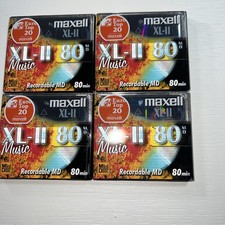 Maxell XL-2 80 Recordable Mini Disc X3