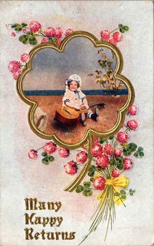 Edwardian child cittern - child, w/