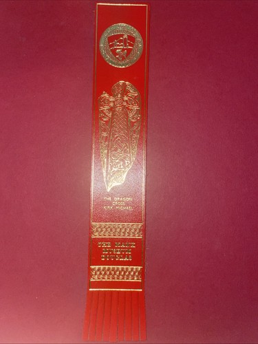 Leather bookmark the manx - bookmark,