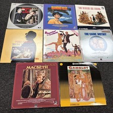 Laser Disc Lot Of 8 Classic Movies, Laserdisc LD