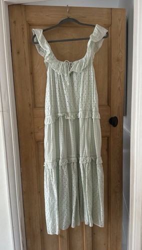 Zara mint colour embroidered - mint,